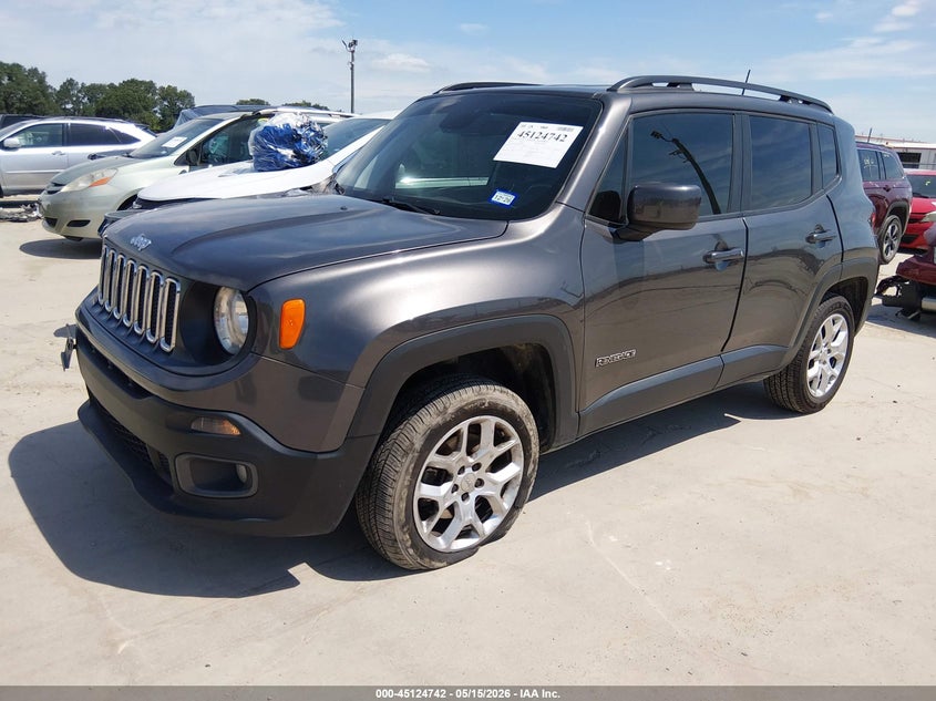 2018 Jeep Renegade VIN ZACCJBBB6JPJ44956 IAAI salvage auction — RIGHT FRONT, Original (Texas), sold $3,600 on 2026-07-14 (photo 2)