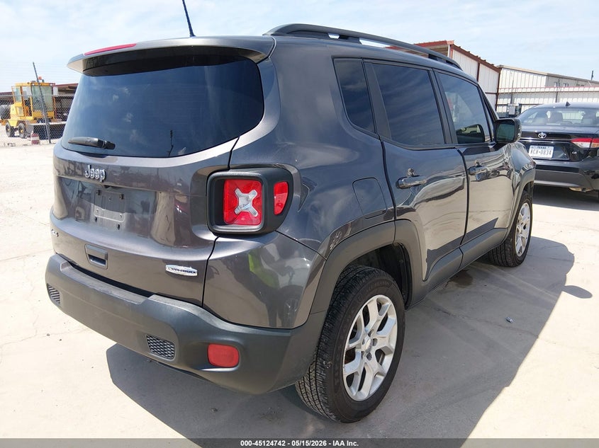 2018 Jeep Renegade VIN ZACCJBBB6JPJ44956 IAAI salvage auction — RIGHT FRONT, Original (Texas), sold $3,600 on 2026-07-14 (photo 4)