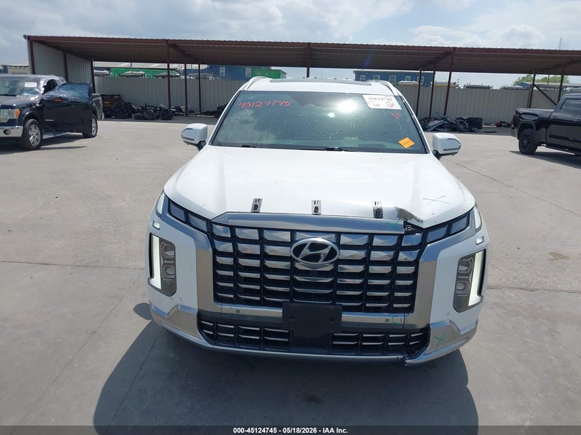 2023 Hyundai Palisade VIN KM8R74GE4PU547864 IAAI salvage auction — FRONT END, Original (Texas), sold $16,050 on 2026-07-29 (photo 6)