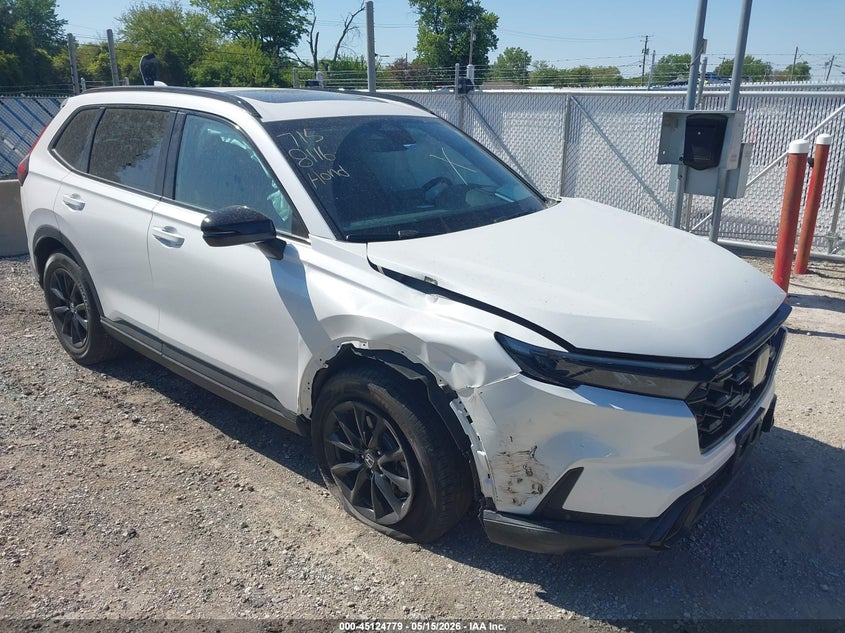 2026 Honda Cr-v VIN 7FARS6H84TE038646 IAAI salvage auction — LEFT SIDE, Salvage Title, sold $6,600 on 2026-07-21 (photo 1)