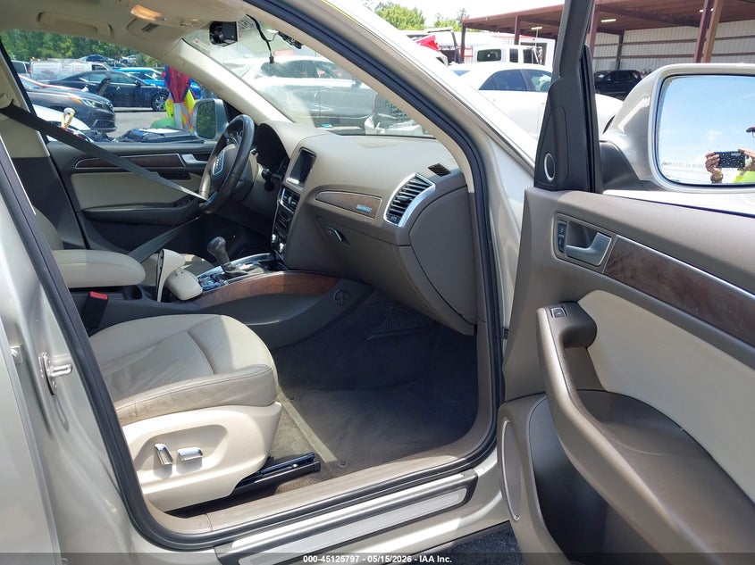 2013 Audi Q5 VIN WA1LFAFP7DA093602 IAAI salvage auction — LEFT FRONT, Rebuildable (Florida), sold $1,500 on 2026-07-07 (photo 5)