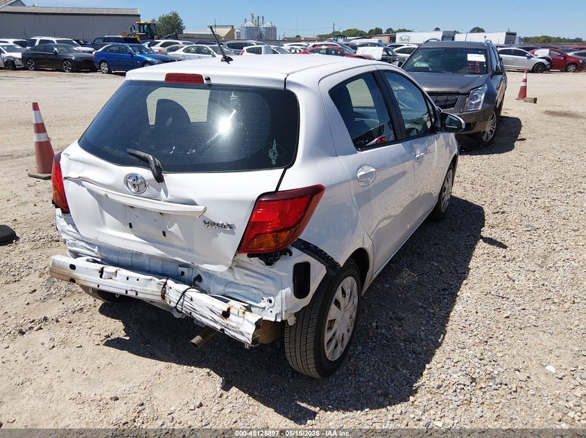 2016 Toyota Yaris VIN VNKKTUD32GA060787 IAAI salvage auction — FRONT & REAR, Salvage (Alabama), sold $2,300 on 2026-07-07 (photo 4)