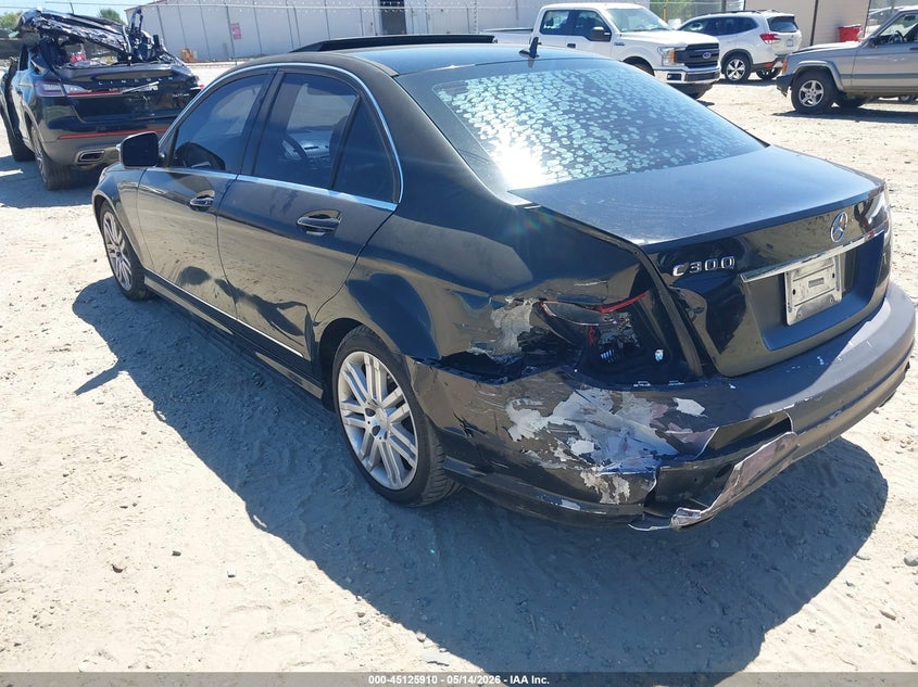2009 Mercedes-benz C class VIN WDDGF81X39R078150 IAAI salvage auction — REAR END, Salvage (Idaho), sold $25 on 2026-07-30 (photo 6)