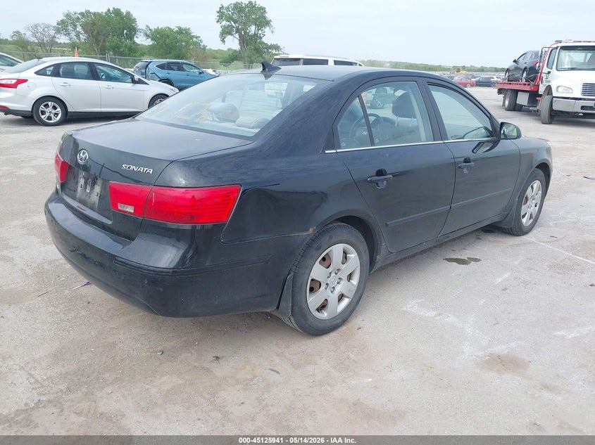 2009 Hyundai Sonata VIN 5NPET46C89H483842 IAAI salvage auction — HAIL, Regular Certificate (Iowa), sold $1,400 on 2026-07-14 (photo 4)