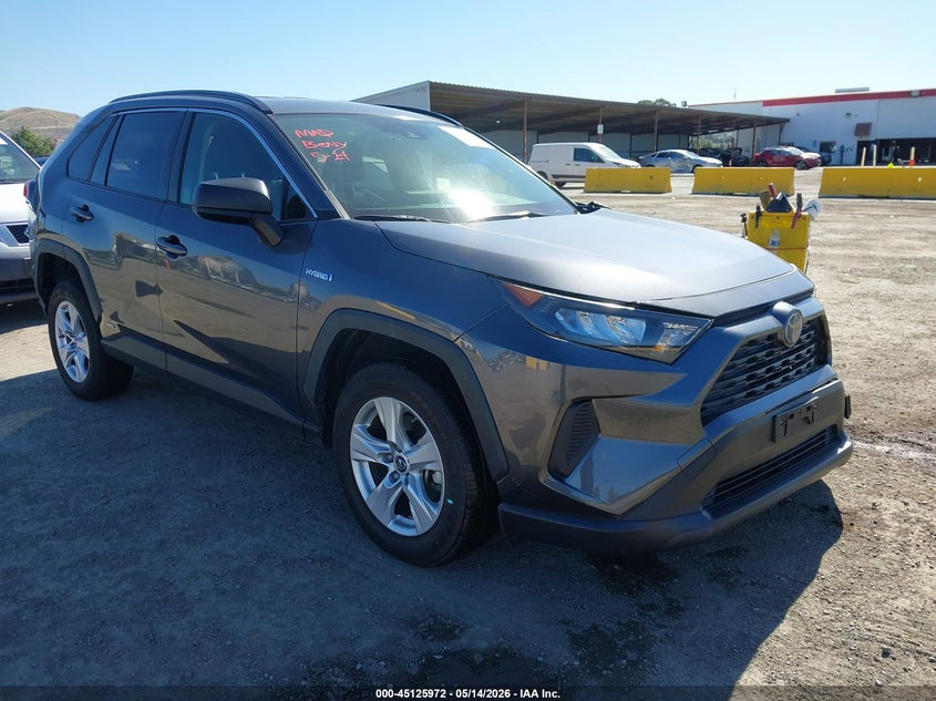 2019 Toyota Rav 4 VIN JTMLWRFV0KD507057 IAAI salvage auction — LEFT FRONT, Salvage (California), sold $14,400 on 2026-07-16 (photo 1)