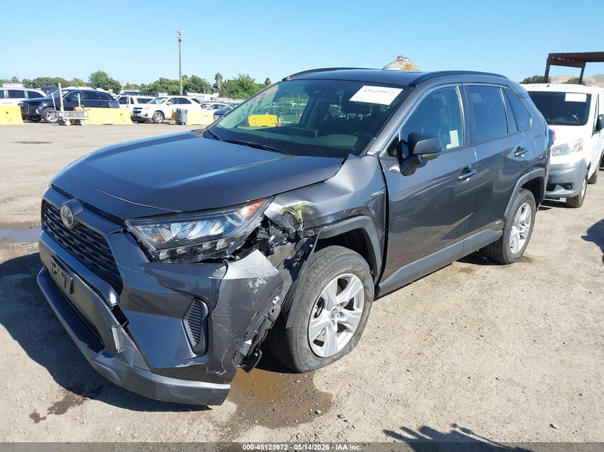 2019 Toyota Rav 4 VIN JTMLWRFV0KD507057 IAAI salvage auction — LEFT FRONT, Salvage (California), sold $14,400 on 2026-07-16 (photo 2)