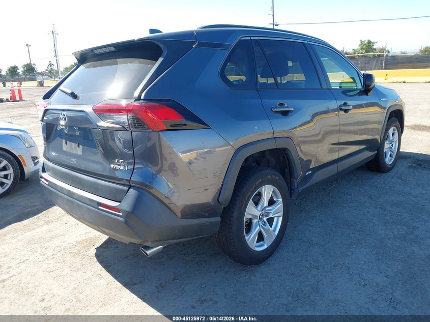 2019 Toyota Rav 4 VIN JTMLWRFV0KD507057 IAAI salvage auction — LEFT FRONT, Salvage (California), sold $14,400 on 2026-07-16 (photo 4)