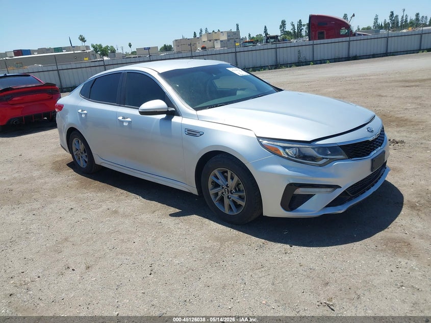 2019 Kia Optima VIN 5XXGT4L32KG351223 IAAI salvage auction — THEFT, Salvage (California), sold $1,500 on 2026-07-28 (photo 1)