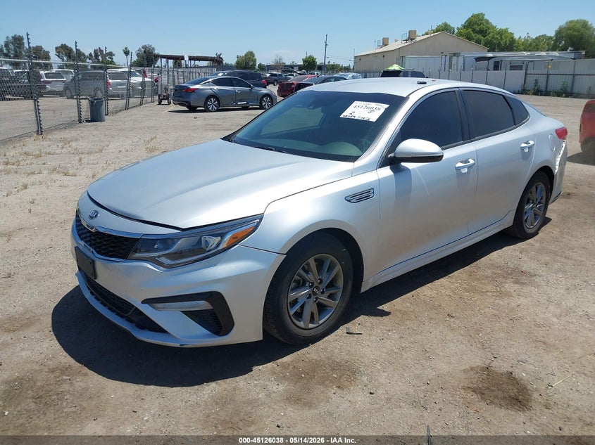 2019 Kia Optima VIN 5XXGT4L32KG351223 IAAI salvage auction — THEFT, Salvage (California), sold $1,500 on 2026-07-28 (photo 2)
