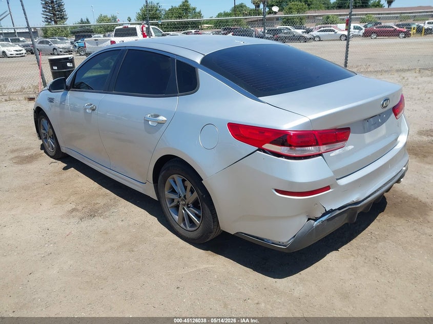 2019 Kia Optima VIN 5XXGT4L32KG351223 IAAI salvage auction — THEFT, Salvage (California), sold $1,500 on 2026-07-28 (photo 3)