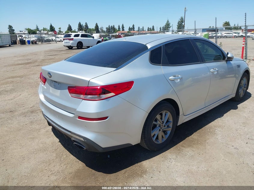 2019 Kia Optima VIN 5XXGT4L32KG351223 IAAI salvage auction — THEFT, Salvage (California), sold $1,500 on 2026-07-28 (photo 4)