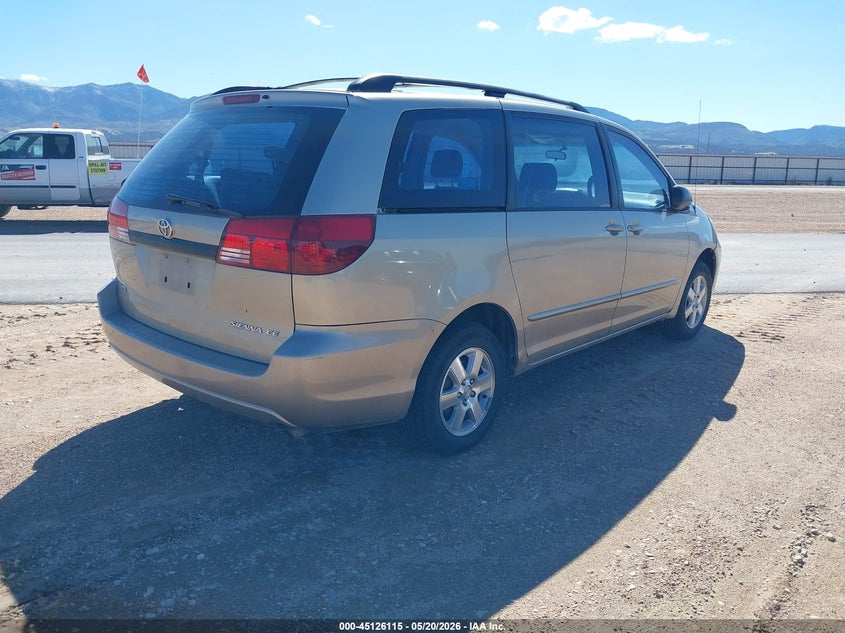 2005 Toyota Sienna VIN 5TDZA23C85S377024 IAAI salvage auction — NORMAL WEAR, Salvage (Texas), sold $250 on 2026-07-20 (photo 4)
