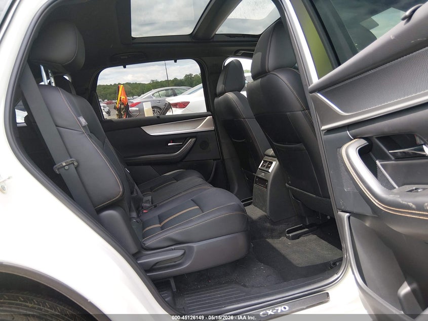2025 Mazda Cx-70 VIN JM3KJEHA3S1133078 IAAI salvage auction — FRONT END, Salvage - 75% Or Less (Maryland), sold $15,250 on 2026-07-13 (photo 8)