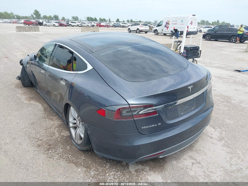 2014 Tesla Model s VIN 5YJSA1H12EFP57354 IAAI salvage auction — FRONT END, Salvage (Texas), sold $1,100 on 2026-07-29 (photo 3)