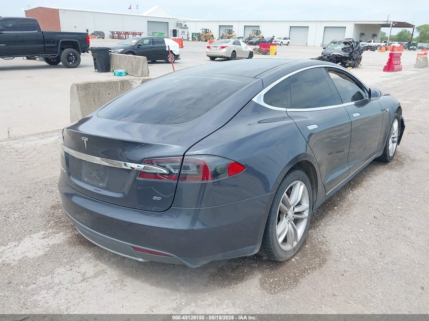 2014 Tesla Model s VIN 5YJSA1H12EFP57354 IAAI salvage auction — FRONT END, Salvage (Texas), sold $1,100 on 2026-07-29 (photo 4)