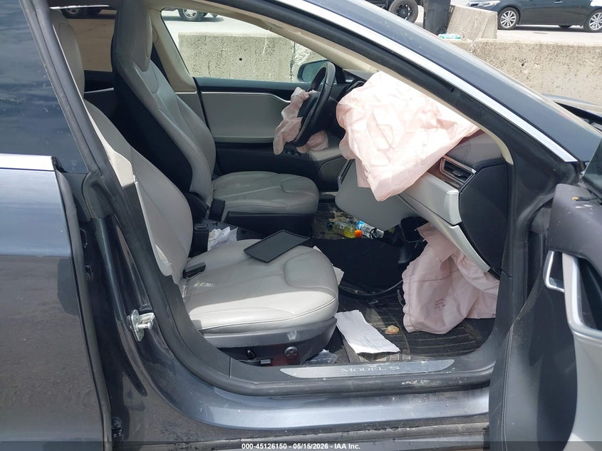 2014 Tesla Model s VIN 5YJSA1H12EFP57354 IAAI salvage auction — FRONT END, Salvage (Texas), sold $1,100 on 2026-07-29 (photo 5)