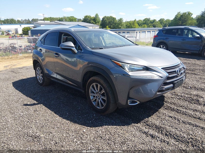 2015 Lexus Nx VIN JTJBARBZ6F2009480 IAAI salvage auction — REAR END, Salvage (South Carolina), sold $6,300 on 2026-07-07 (photo 1)