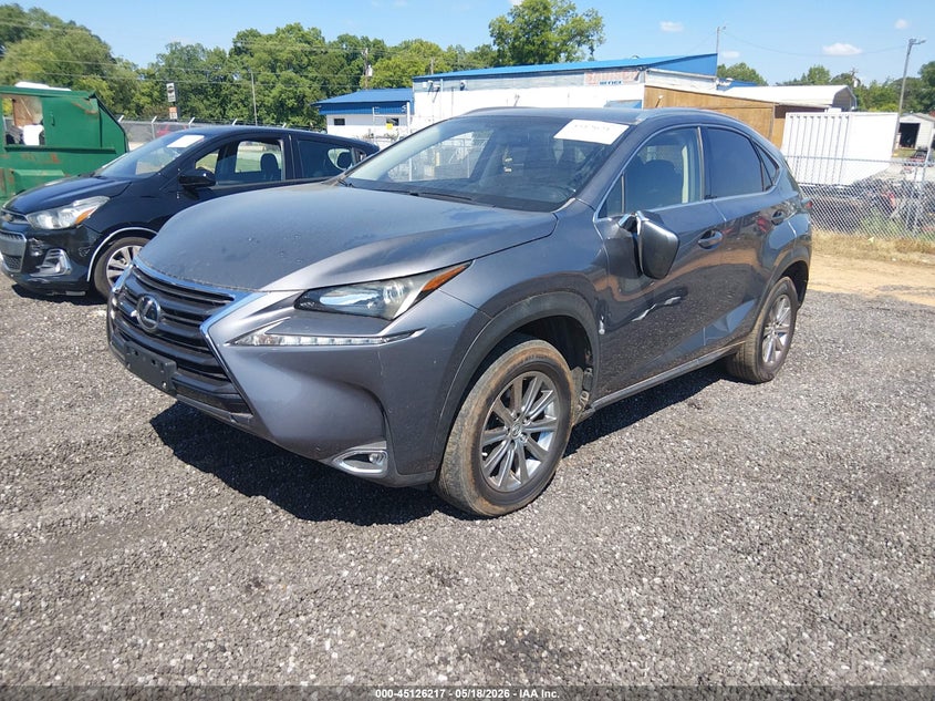 2015 Lexus Nx VIN JTJBARBZ6F2009480 IAAI salvage auction — REAR END, Salvage (South Carolina), sold $6,300 on 2026-07-07 (photo 2)