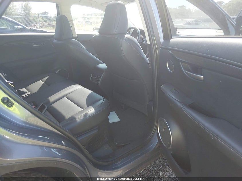 2015 Lexus Nx VIN JTJBARBZ6F2009480 IAAI salvage auction — REAR END, Salvage (South Carolina), sold $6,300 on 2026-07-07 (photo 8)