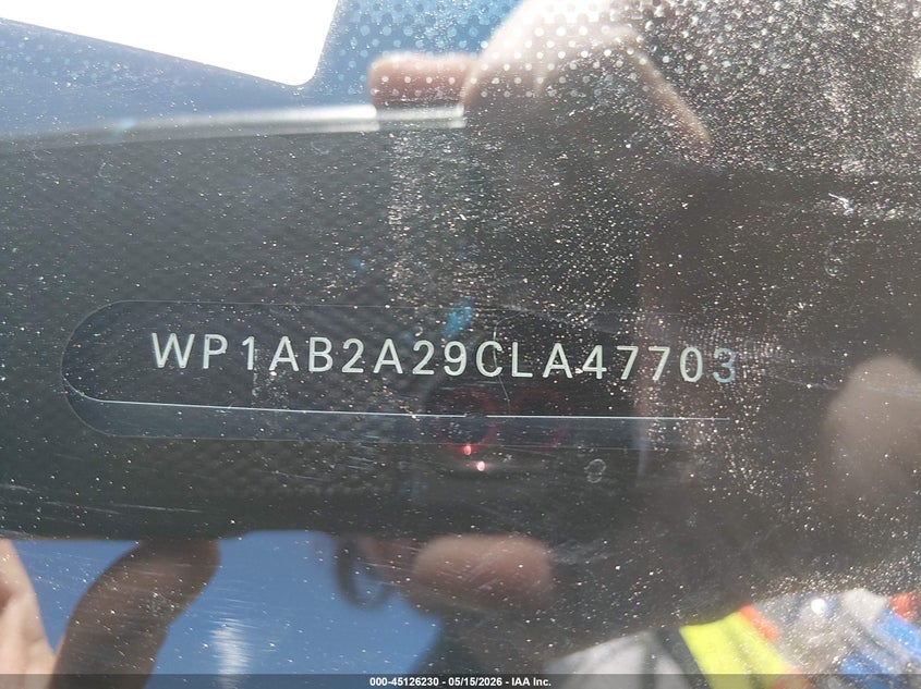 2012 Porsche Cayenne VIN WP1AB2A29CLA47703 IAAI salvage auction — REAR END, Salvage (Montana), sold $1,825 on 2026-07-15 (photo 9)