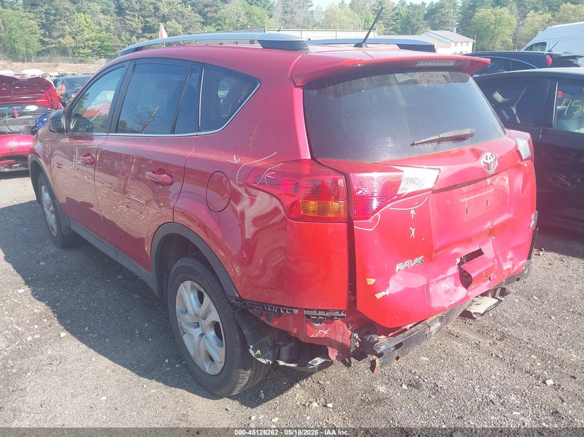 2015 Toyota Rav 4 VIN JTMBFREV2FD141587 IAAI salvage auction — REAR END, Salvage (Massachusetts), sold $3,250 on 2026-07-17 (photo 3)