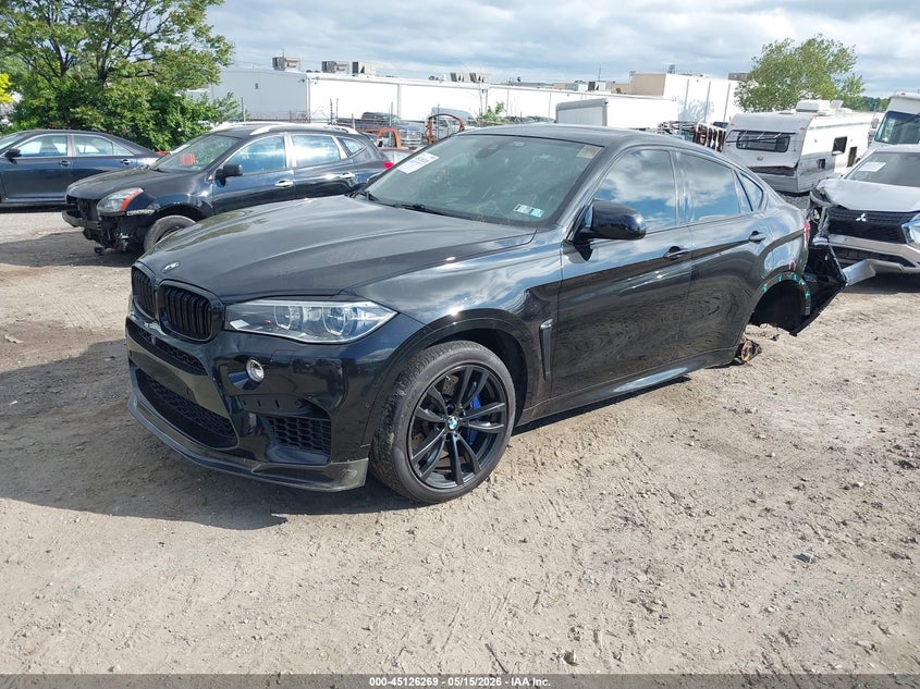 2016 BMW X6 m VIN 5YMKW8C53G0R43336 IAAI salvage auction — REAR END, Salvage (Pennsylvania), sold $12,850 on 2026-07-10 (photo 2)