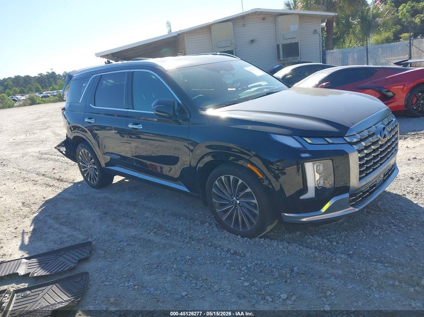 2024 Hyundai Palisade VIN KM8R7DGE8RU677519 IAAI salvage auction — REAR END, Salvage (North Carolina), sold $225 on 2026-07-28 (photo 1)
