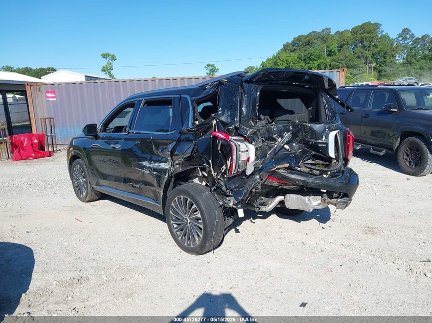 2024 Hyundai Palisade VIN KM8R7DGE8RU677519 IAAI salvage auction — REAR END, Salvage (North Carolina), sold $225 on 2026-07-28 (photo 6)