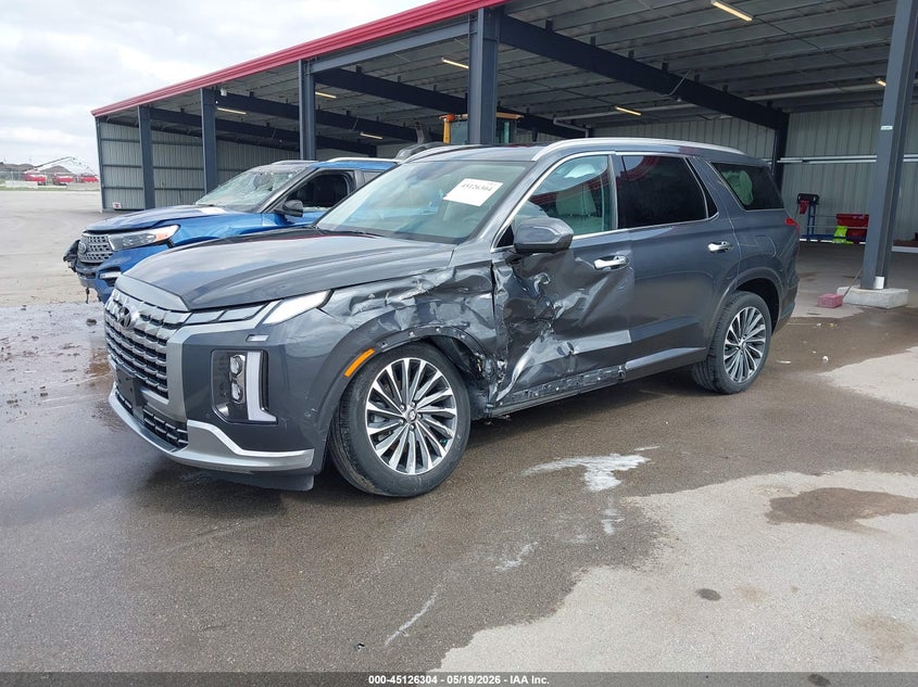 2024 Hyundai Palisade VIN KM8R7DGE7RU666463 IAAI salvage auction — SIDE, Salvage (Nebraska), sold $12,500 on 2026-07-24 (photo 2)