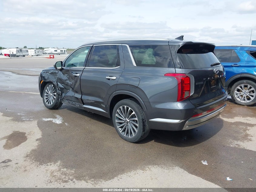 2024 Hyundai Palisade VIN KM8R7DGE7RU666463 IAAI salvage auction — SIDE, Salvage (Nebraska), sold $12,500 on 2026-07-24 (photo 3)