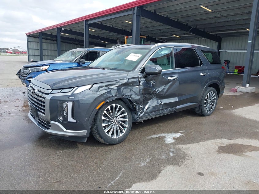 2024 Hyundai Palisade VIN KM8R7DGE7RU666463 IAAI salvage auction — SIDE, Salvage (Nebraska), sold $12,500 on 2026-07-24 (photo 6)