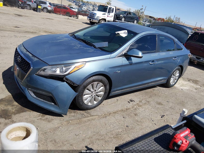 2016 Hyundai Sonata VIN KMHE24L15GA035306 IAAI salvage auction — FRONT END, Salvage (New Mexico), sold $900 on 2026-07-20 (photo 2)