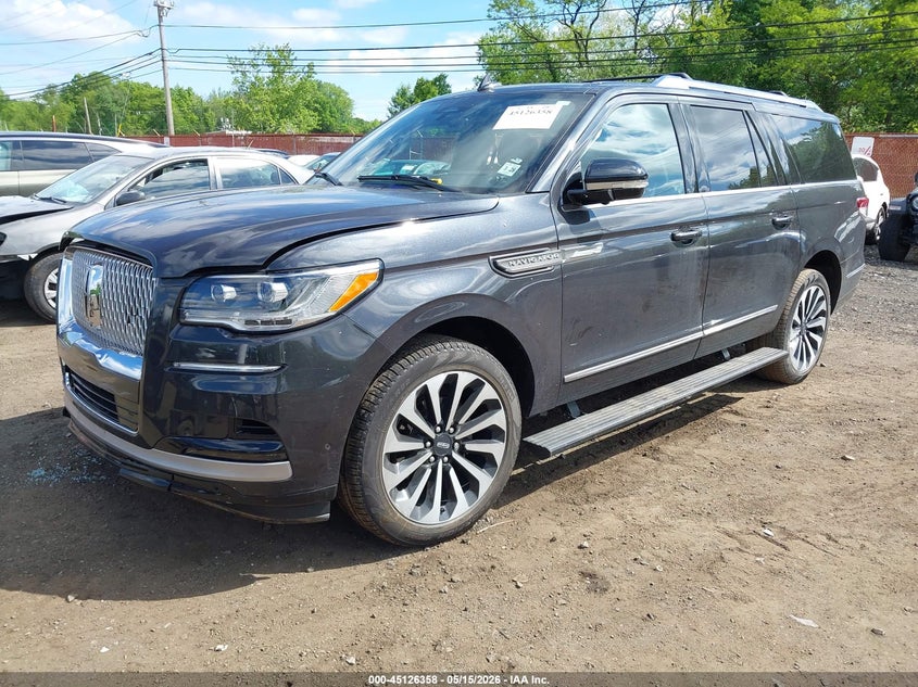 2023 Lincoln Navigator VIN 5LMJJ3LGXPEL05989 IAAI salvage auction — FRONT END, Salvage (Idaho), sold $14,100 on 2026-07-24 (photo 2)