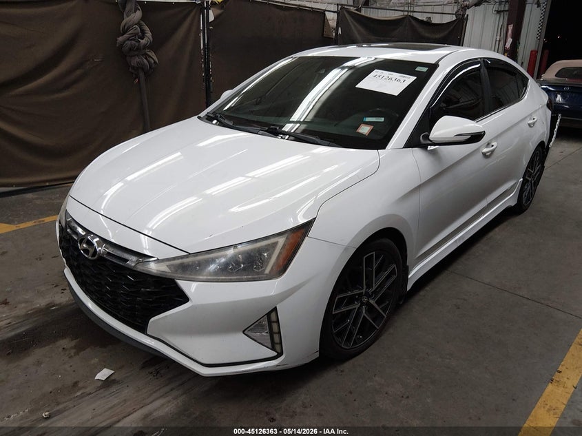 2019 Hyundai Elantra VIN KMHD04LB5KU816134 IAAI salvage auction — REAR END, Salvage (Arizona), sold $3,250 on 2026-07-07 (photo 2)