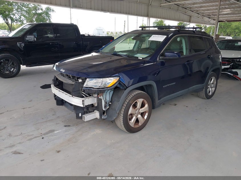 2018 Jeep Compass VIN 3C4NJDBB7JT239400 IAAI salvage auction — FRONT END, Rebuildable (Florida), sold $1,950 on 2026-07-24 (photo 2)