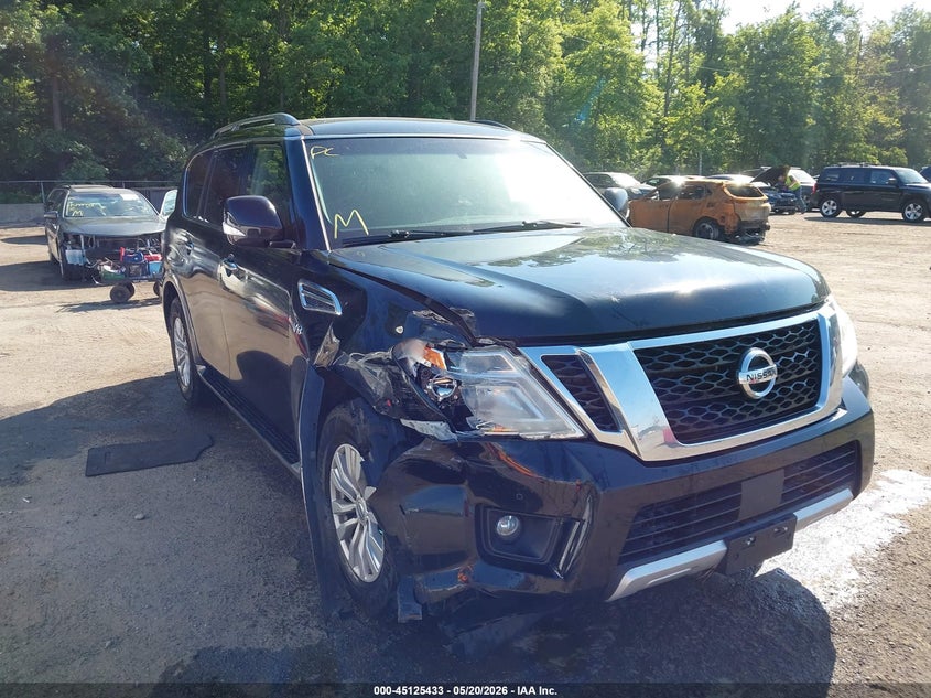 2017 Nissan Armada VIN JN8AY2NC7H9508330 IAAI salvage auction — FRONT END, Salvage - Greater Than 75% (Maryland), sold $3,700 on 2026-07-22 (photo 1)