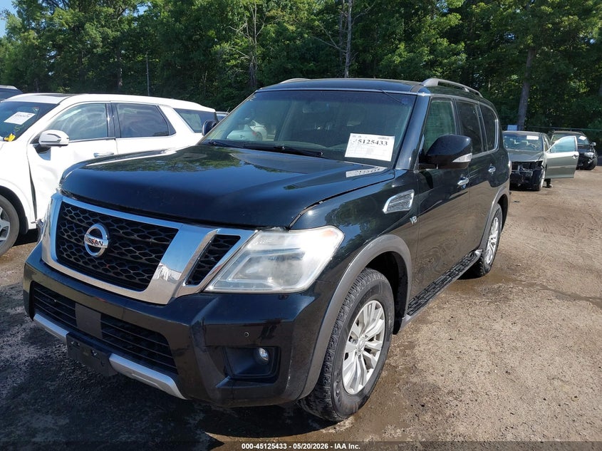 2017 Nissan Armada VIN JN8AY2NC7H9508330 IAAI salvage auction — FRONT END, Salvage - Greater Than 75% (Maryland), sold $3,700 on 2026-07-22 (photo 2)