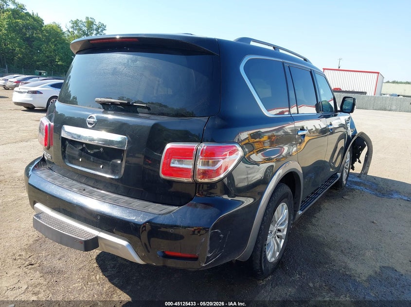 2017 Nissan Armada VIN JN8AY2NC7H9508330 IAAI salvage auction — FRONT END, Salvage - Greater Than 75% (Maryland), sold $3,700 on 2026-07-22 (photo 4)