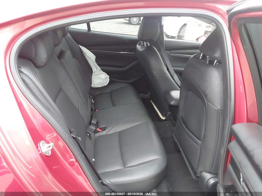 2025 Mazda 3 VIN 3MZBPABM0SM453672 IAAI salvage auction — LEFT SIDE, Salvage Title, sold $7,300 on 2026-08-18 (photo 8)