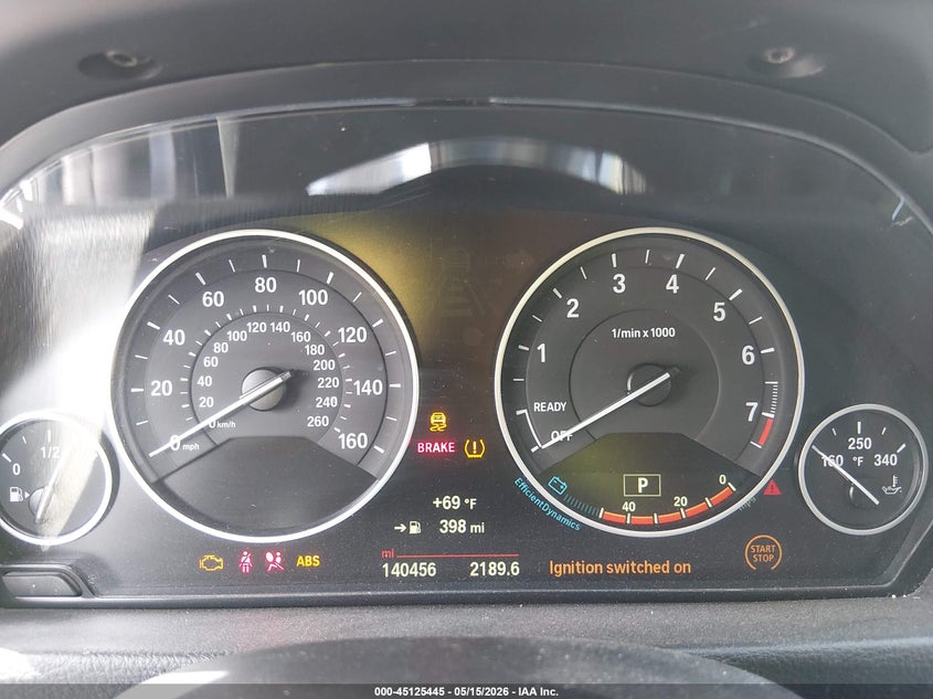 2015 BMW 3er VIN WBA3A5G58FNS82261 IAAI salvage auction — LEFT SIDE, Salvage (Ohio), sold $1,350 on 2026-07-28 (photo 7)