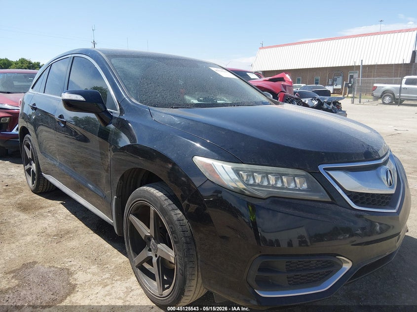 2016 Acura Rdx VIN 5J8TB3H5XGL016404 IAAI salvage auction — REAR END, Clear (Oklahoma), sold $4,050 on 2026-07-29 (photo 1)