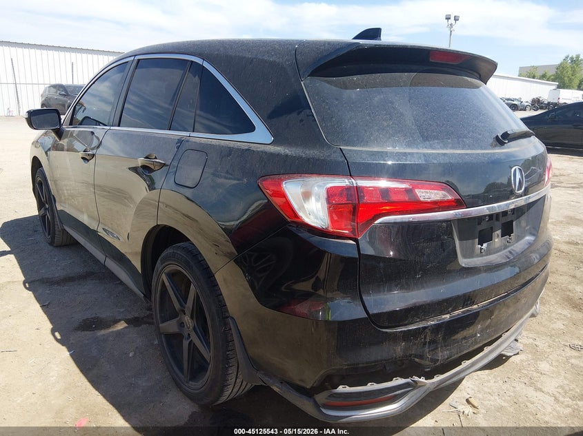 2016 Acura Rdx VIN 5J8TB3H5XGL016404 IAAI salvage auction — REAR END, Clear (Oklahoma), sold $4,050 on 2026-07-29 (photo 3)