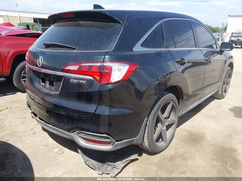 2016 Acura Rdx VIN 5J8TB3H5XGL016404 IAAI salvage auction — REAR END, Clear (Oklahoma), sold $4,050 on 2026-07-29 (photo 4)