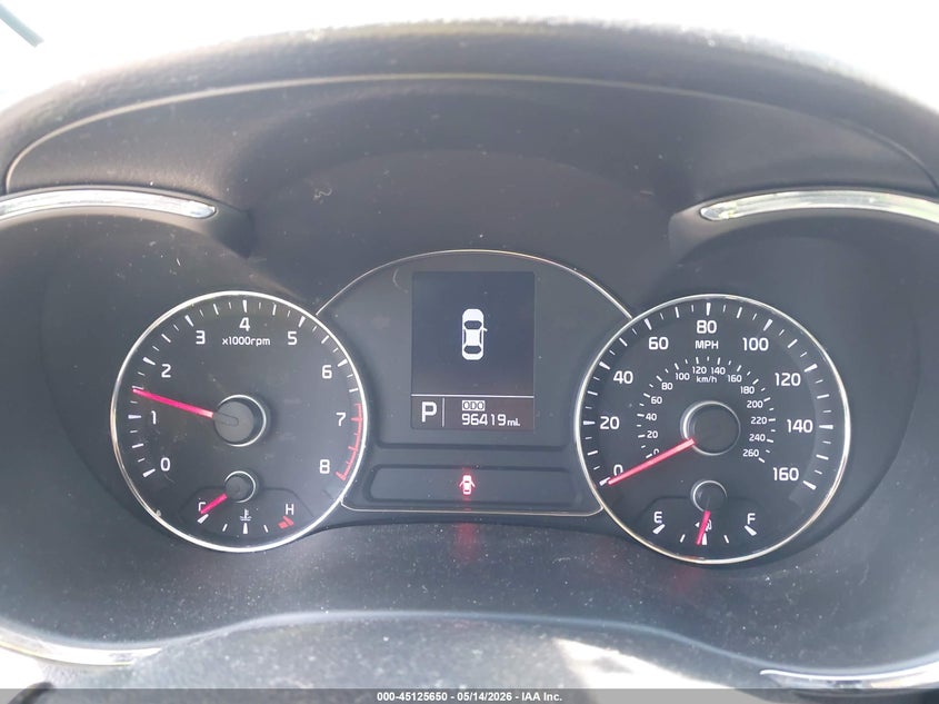 2016 Kia Forte VIN KNAFZ4A86G5549191 IAAI salvage auction — FRONT & REAR, Salvage (Indiana), sold $1,325 on 2026-07-08 (photo 7)
