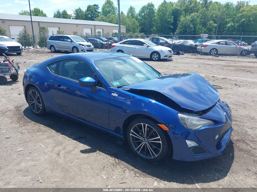 2013 Scion Fr-s VIN JF1ZNAA11D2722860 IAAI salvage auction — FRONT END, Salvage (Virginia), sold $1,450 on 2026-07-19 (photo 1)