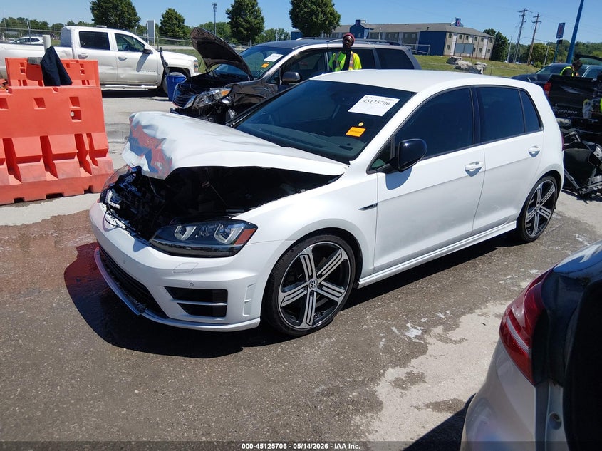2015 Volkswagen Golf r VIN WVWLF7AU4FW237456 IAAI salvage auction — FRONT END, Salvage (Missouri), sold $3,850 on 2026-07-07 (photo 2)