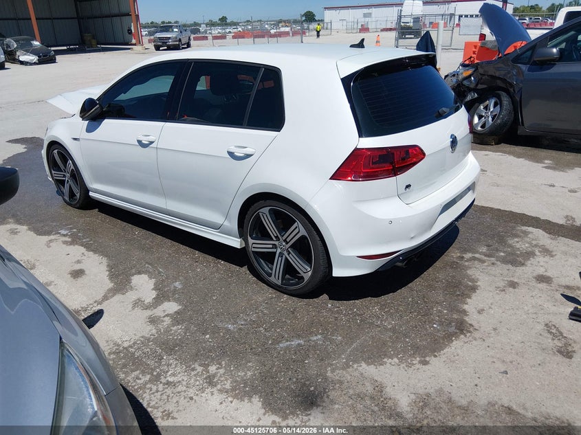 2015 Volkswagen Golf r VIN WVWLF7AU4FW237456 IAAI salvage auction — FRONT END, Salvage (Missouri), sold $3,850 on 2026-07-07 (photo 3)