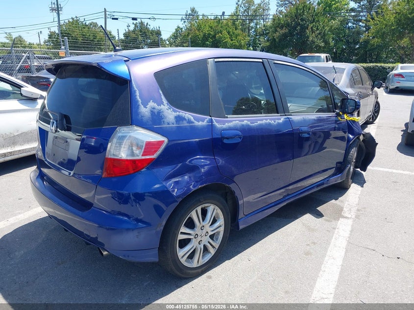2009 Honda Fit VIN JHMGE88479S031221 IAAI salvage auction — FRONT END, Salvage (North Carolina), sold $875 on 2026-07-13 (photo 4)