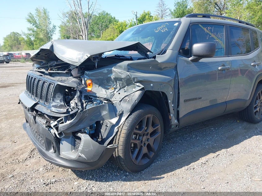 2021 Jeep Renegade VIN ZACNJDBB2MPN36857 IAAI salvage auction — FRONT END, Scrap (Michigan), sold $1,550 on 2026-08-13 (photo 6)