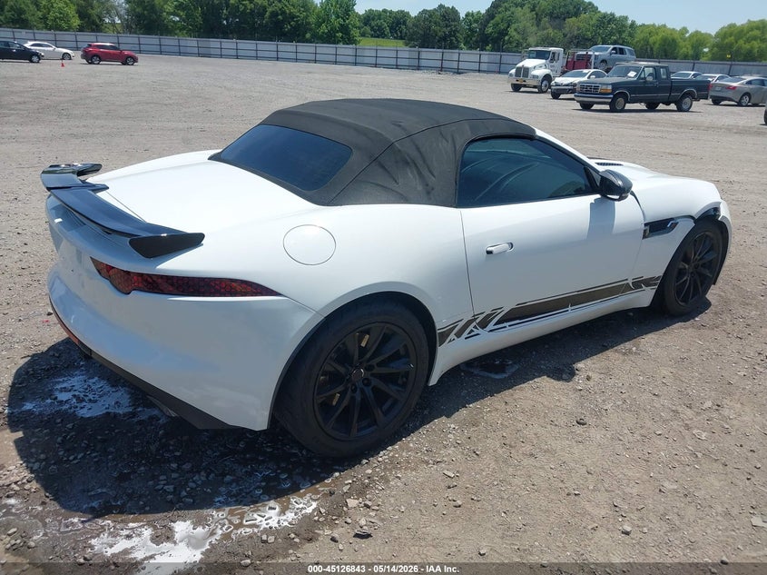 2014 Jaguar F-type VIN SAJWA6E73E8K00977 IAAI salvage auction — FRONT END, Clear (Arkansas), sold $4,300 on 2026-07-08 (photo 4)